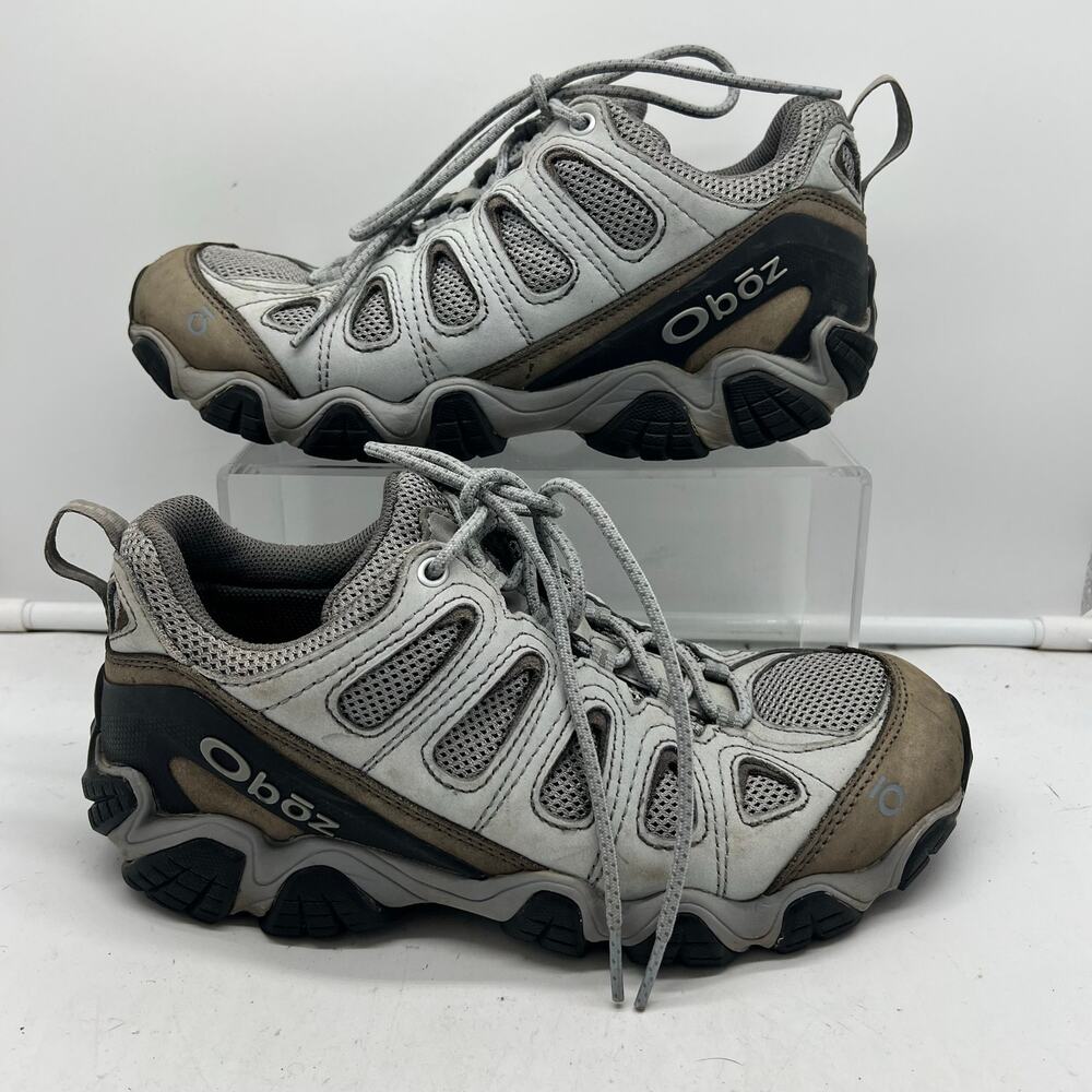 Oboz Hiking Shoes Womens 9.5 Sawtooth II Low top Trail Sneakers Waterproof Dry